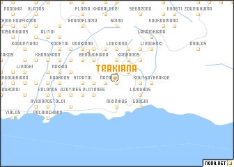 map of Trakianá