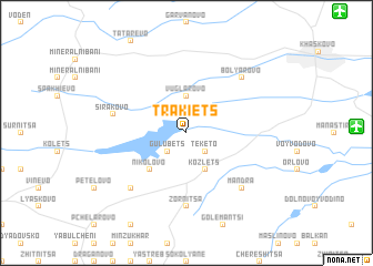 map of Trakiets