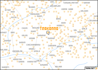 map of Trakonno