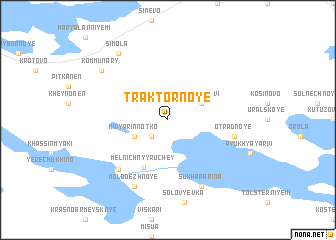 map of Traktornoye