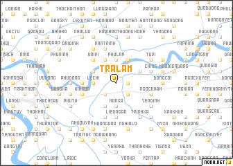 map of Trà Lâm