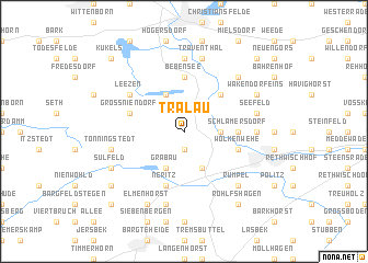 map of Tralau