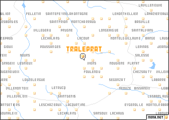 map of Traleprat