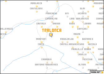 map of Tralonca