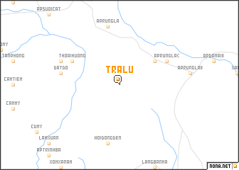 map of Trà Lú