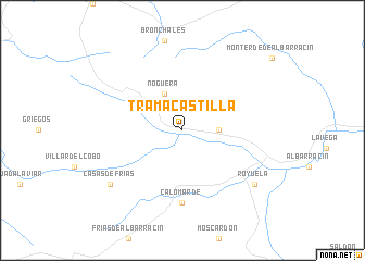 map of Tramacastilla
