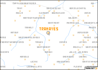 map of Tramayes