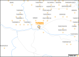 map of Trà Mi