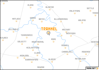 map of Trammel