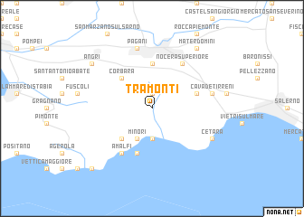 map of Tramonti