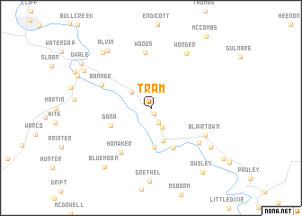 map of Tram