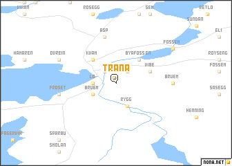 map of Trana