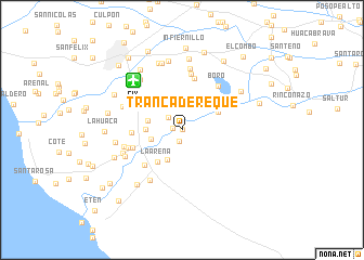 map of Tranca de Reque