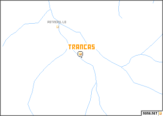 map of Trancas