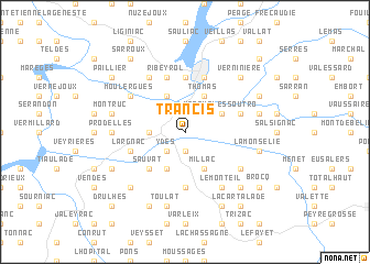 map of Trancis