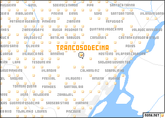 map of Trancoso de Cima