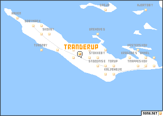 map of Tranderup