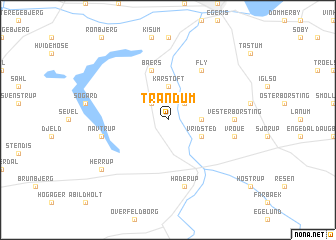 map of Trandum