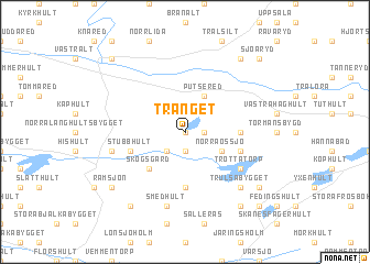 map of Trånget