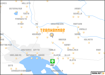 map of Tränhammar