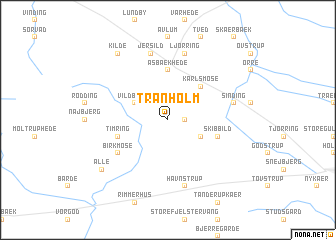 map of Tranholm