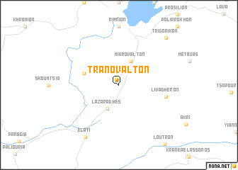 map of Tranóvalton