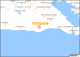 map of Tranquera