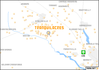 map of Tranquil Acres