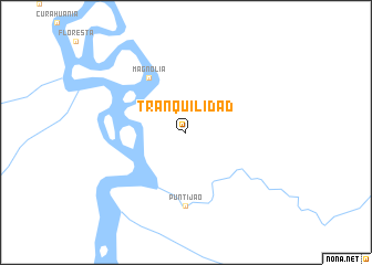 map of Tranquilidad