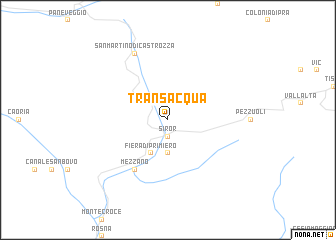 map of Transacqua