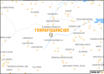 map of Transfiguración