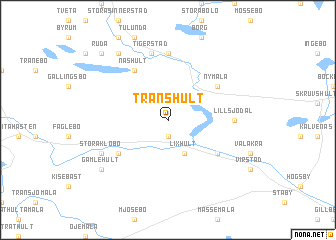 map of Trånshult