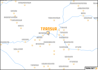 map of Transua