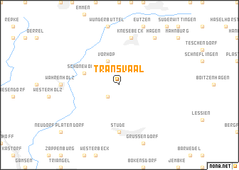 map of Transvaal