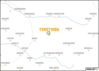 map of Trantimou