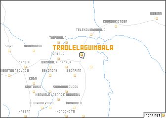 map of Traoléla Guimbala