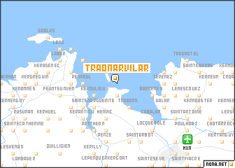 map of Traon-ar-Vilar