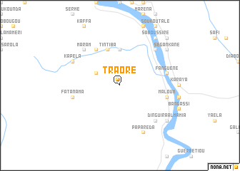 map of Traoré