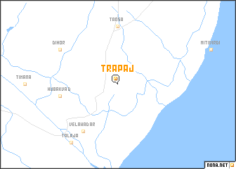 map of Trāpaj