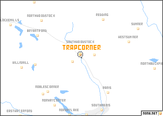 map of Trap Corner