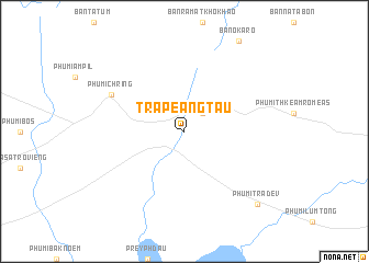 map of Trâpeăng Tau