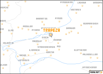 map of Trápeza