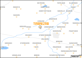 map of Trapezna