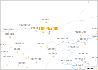 map of Trapezniki