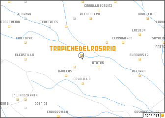 map of Trapiche del Rosario