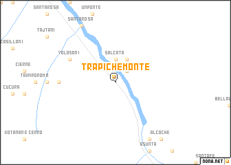 map of Trapiche Monte