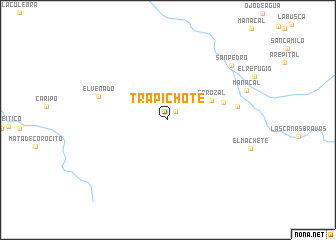 map of Trapichote