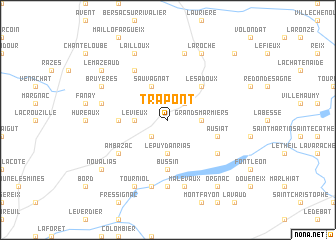 map of Trapont