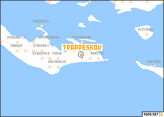 map of Trappeskov