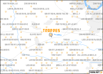 map of Trappes